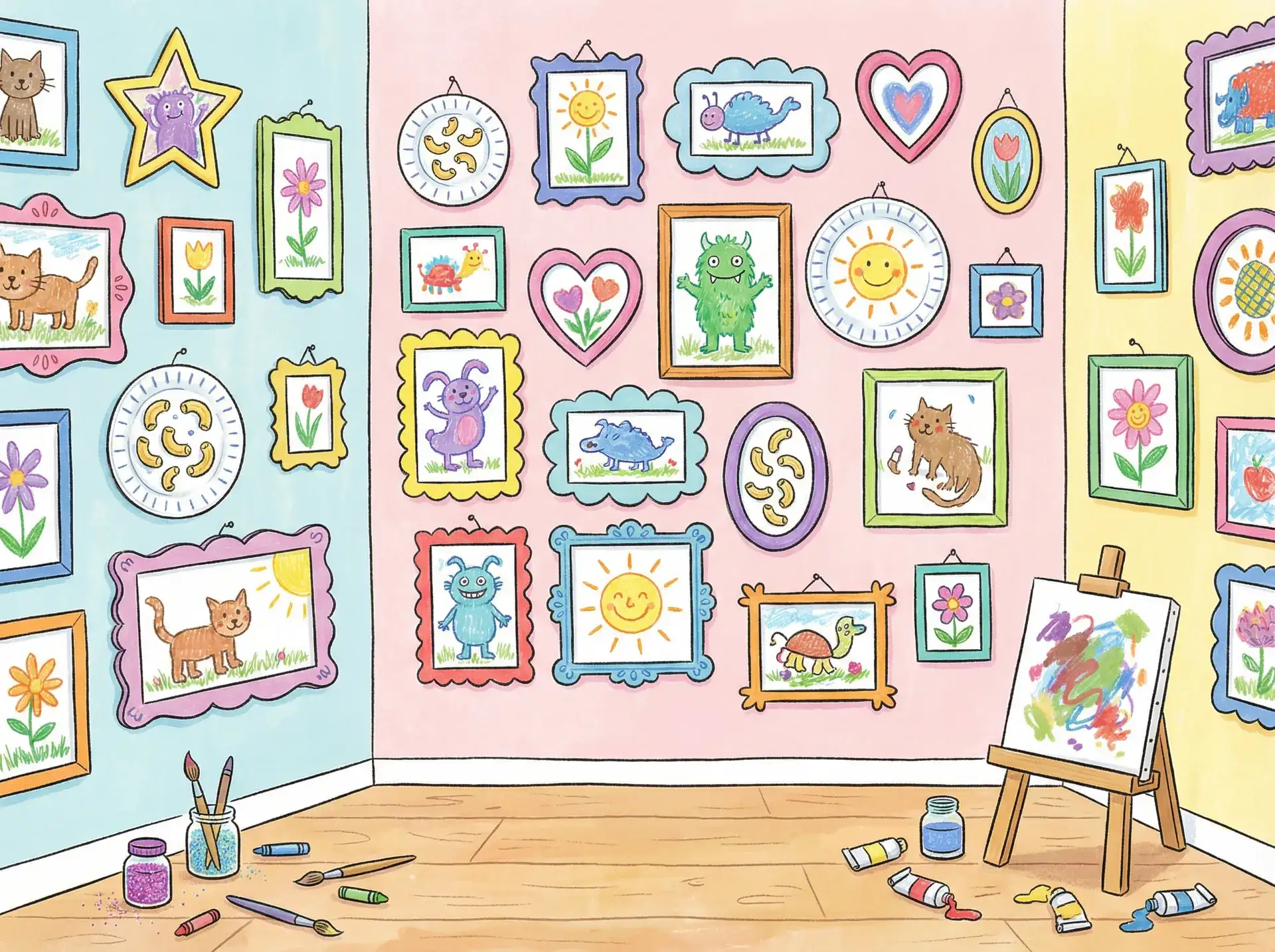小朋友的彩色画作 - 纯情罗曼史第二季08 创意展示